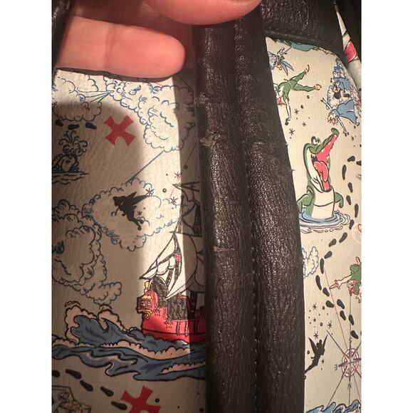 Loungefly Disney Peter Pan Map Mini Backpack - BoxLunch Exclusive Hook Pirates - Picture 13 of 13